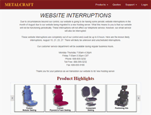 Tablet Screenshot of metalcraft-industries.com